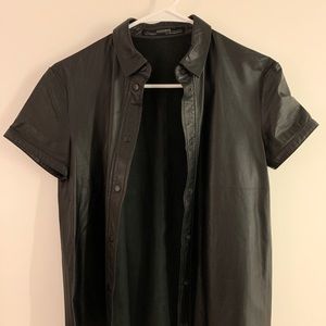All saints leather top